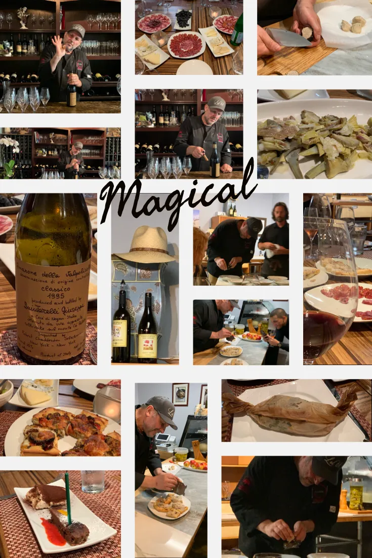Magical — a collage of evenings at Onotria with Chef Massimo