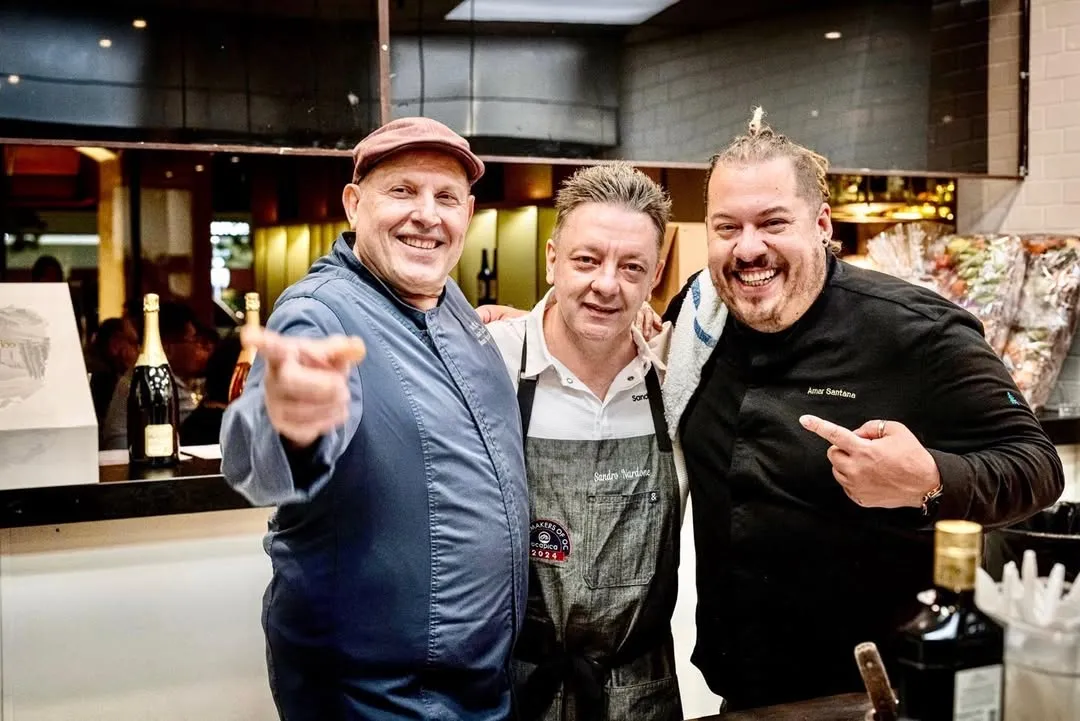 Chef Massimo with fellow chefs at Onotria